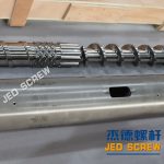 杰德 出口越南的單排氣造粒機(jī)螺桿機(jī)筒 技術(shù)精湛 塑化優(yōu)良-舟山市杰德機(jī)械有限公司，擠出機(jī)螺桿，注塑機(jī)螺桿，舟山螺桿，螺桿廠